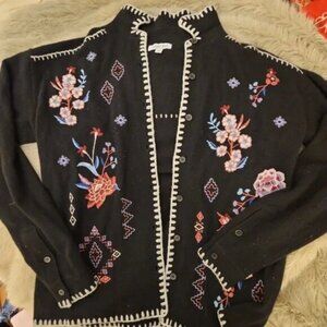 Johnny Was Beautiful button-down Cardigan